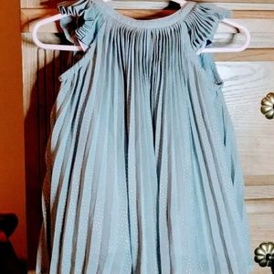 Designer Baby Girl Dress 3/6 months Gray/Silver